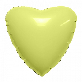 221738  Шар Сердце 19' / Мистик лимон