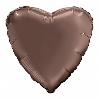221066  Шар Сердце 19' / Мистик какао